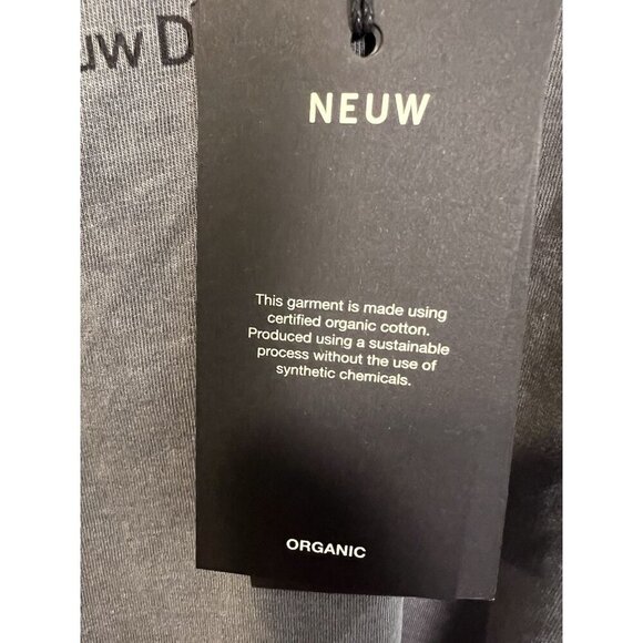 Neuw Denim Men’s Band Tee Size Medium Graphite Organic Cotton NWT - Picture 6 of 7